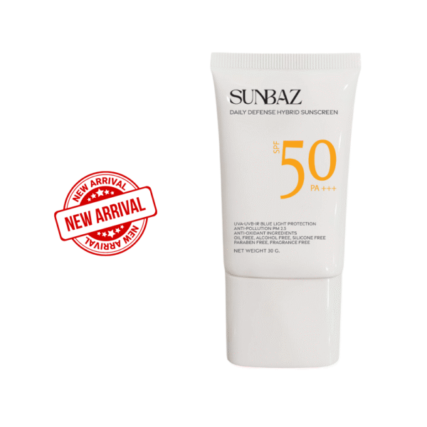 SUNBAZ Daily Defense Hybrid Sunscreen SPF 50 PA+++